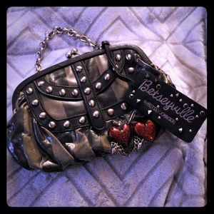 Betseyville by Betsey Johnson Stripped Clutch